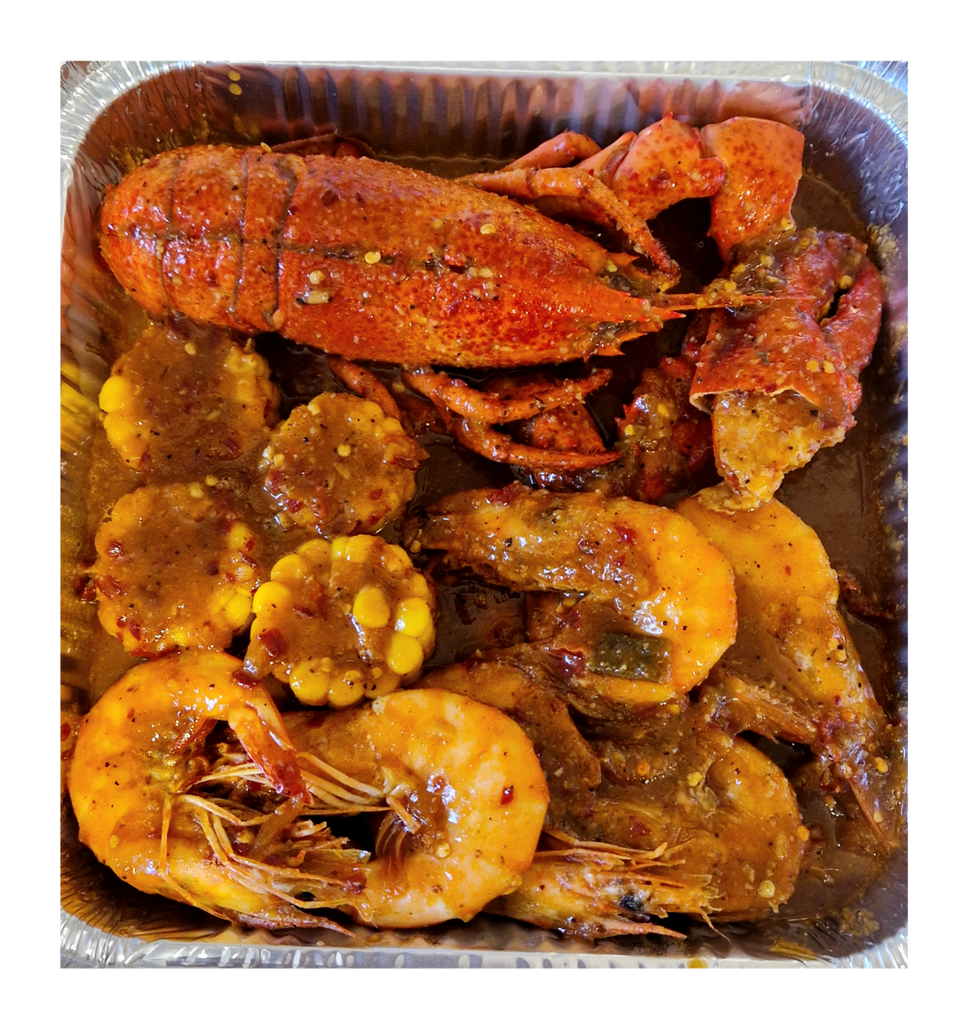 Basic Boil (NO CRAB OR MUSCLES) Serves 1)