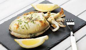 Cooked cuttle fish