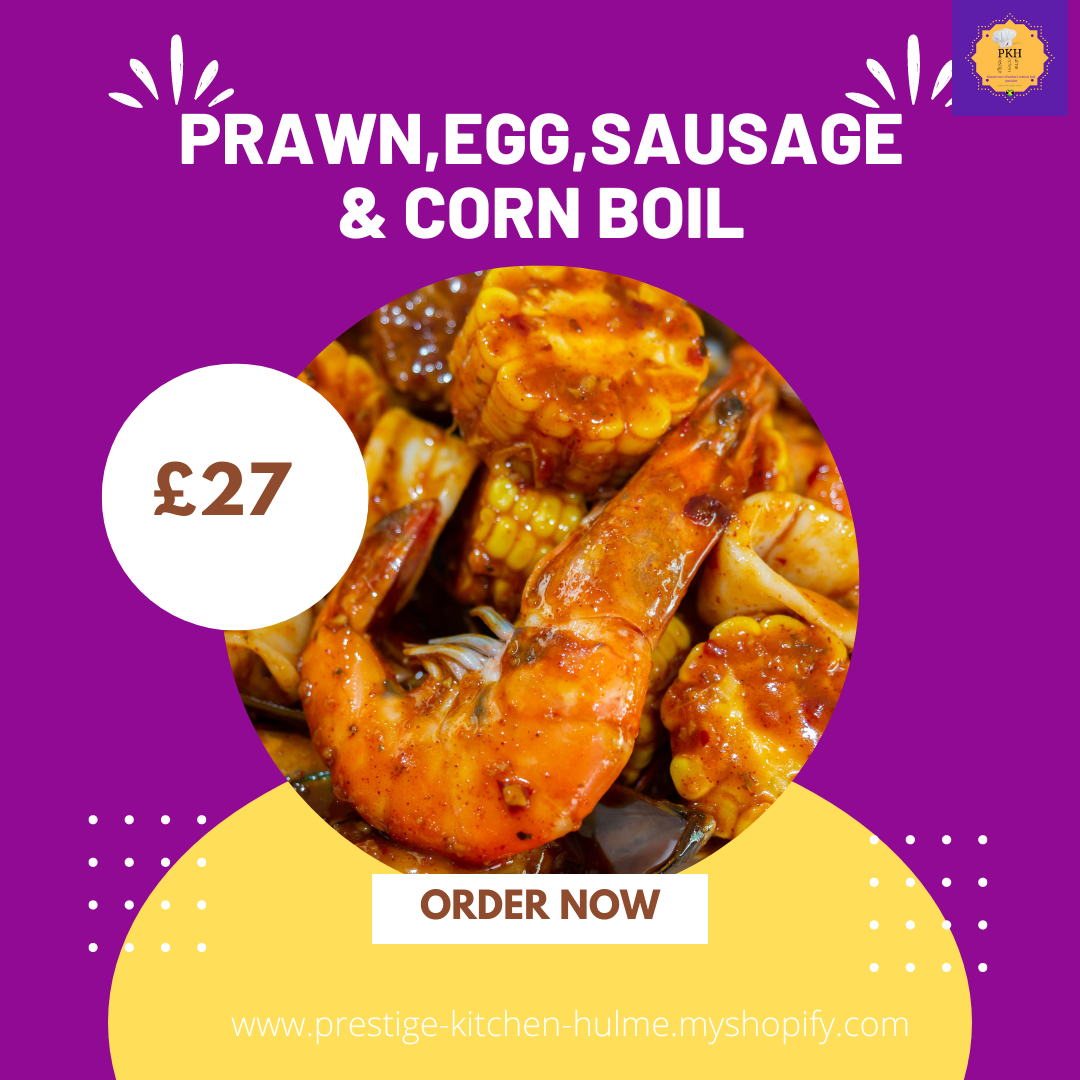 Easy Boil (NO LOBSTER, CRAB OR MUSCLES) (serves 1)