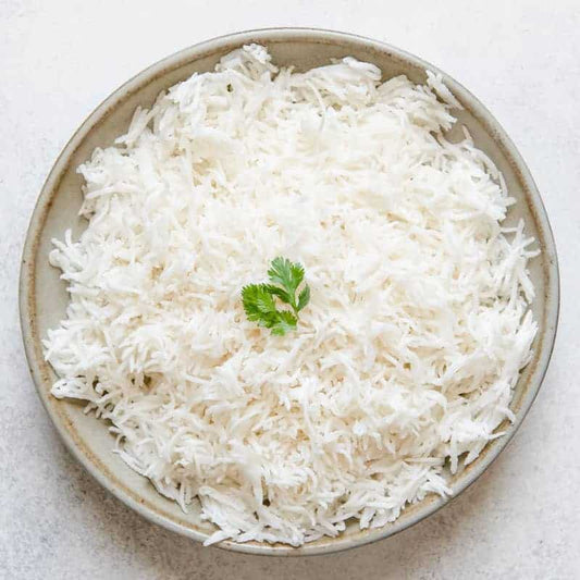 white basmati rice