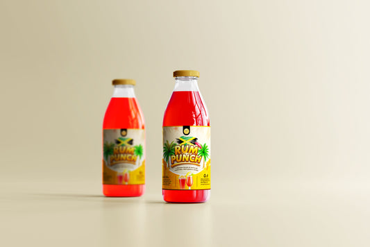 Authentic Jamaican Rum Punch( alcoholic cocktail)